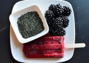 Cool Off with Blackberry Green Tea Popsicles!