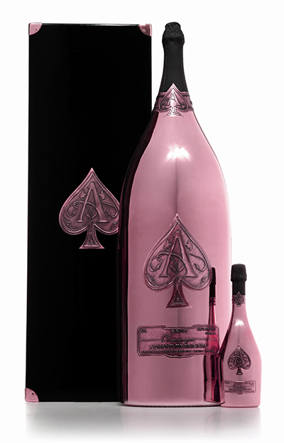 Nacht kort ontspannen Armand De Brignac Creates Largest Rose Champagne Bottle Ever Produced -  Food & Beverage Magazine