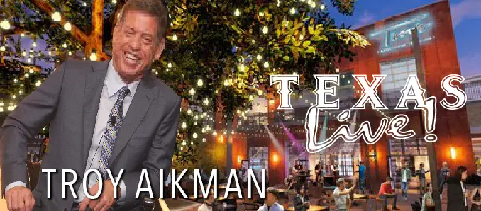 Troy Aikman opening restaurant at Texas Live!