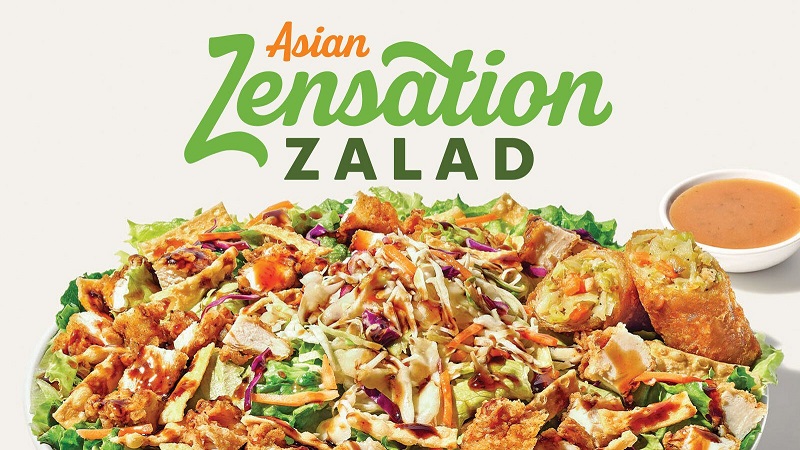 Zaxby's relaunches Asian Zalad™ and egg rolls - Food & Beverage